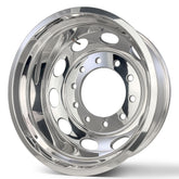 22x8.25 Northstar 10x285mm Hub Pilot Mirror Polish Both Sides "Oval Holes"